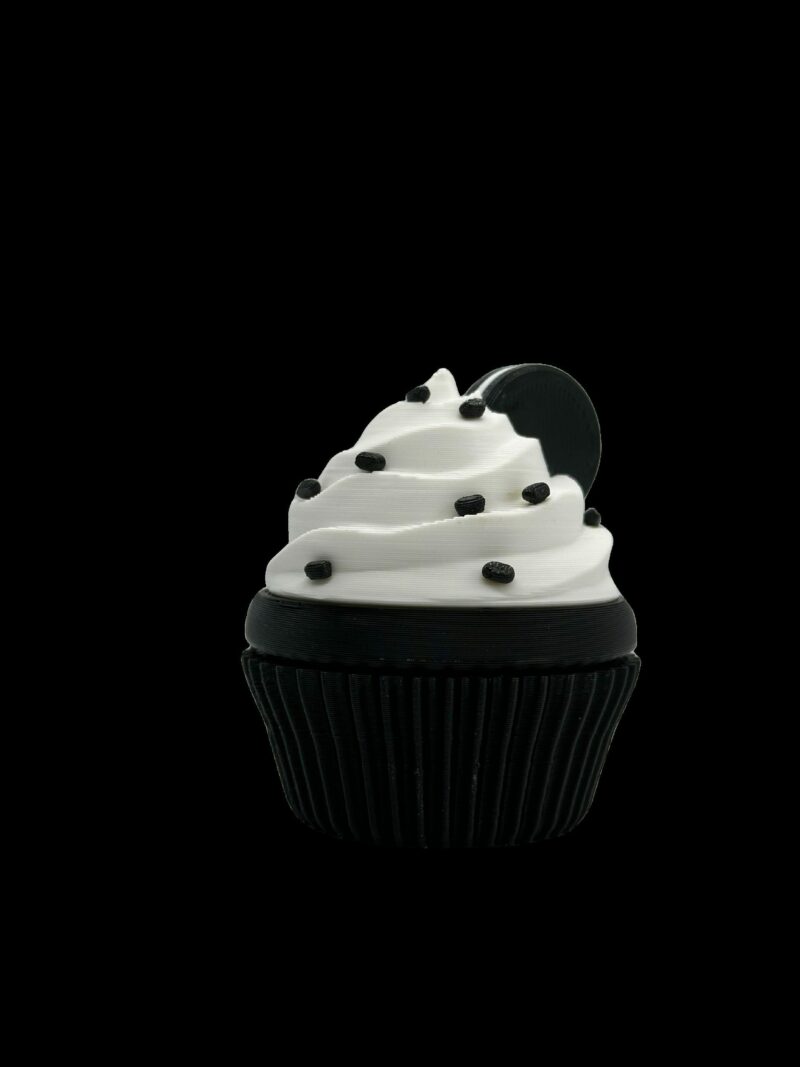 Herb Grinder Fake Cake Cupcake Gift Cute Hers Hand Made Cookies and Cream - Image 2