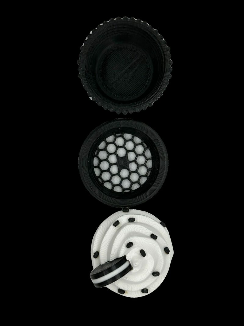 Herb Grinder Fake Cake Cupcake Gift Cute Hers Hand Made Cookies and Cream - Image 5