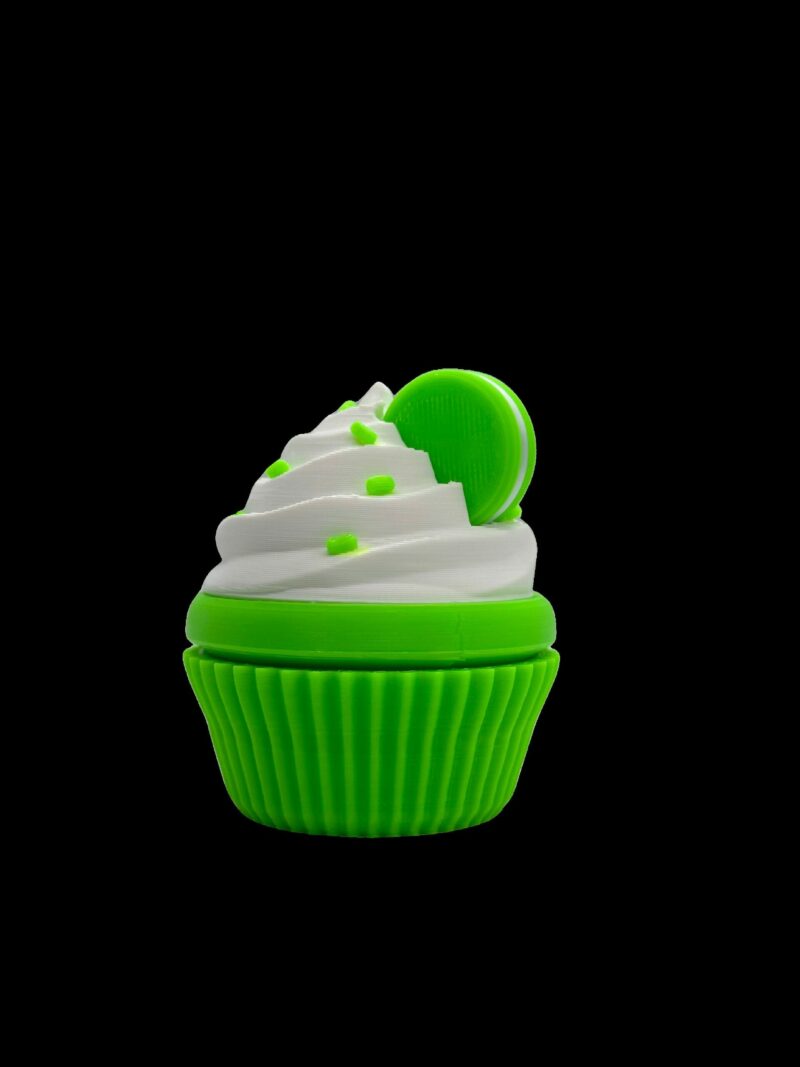 Herb Grinder Fake Cake Cupcake Gift Cute Hers Hand Made Cookies and Cream - Image 6