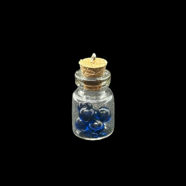 Sapphire Terp Pearls With Jar- 6mm Terps Quartz Spin Marble Crafts Jewelry