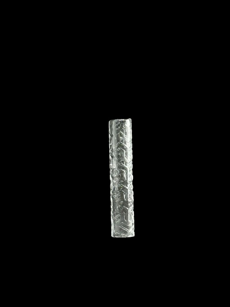 Etched Y Pattern Quartz Pillar Solid or Hollow Heat Retention Slurper Terp Pearls Heady Glass Art Marble Collectible Crafts - Image 2