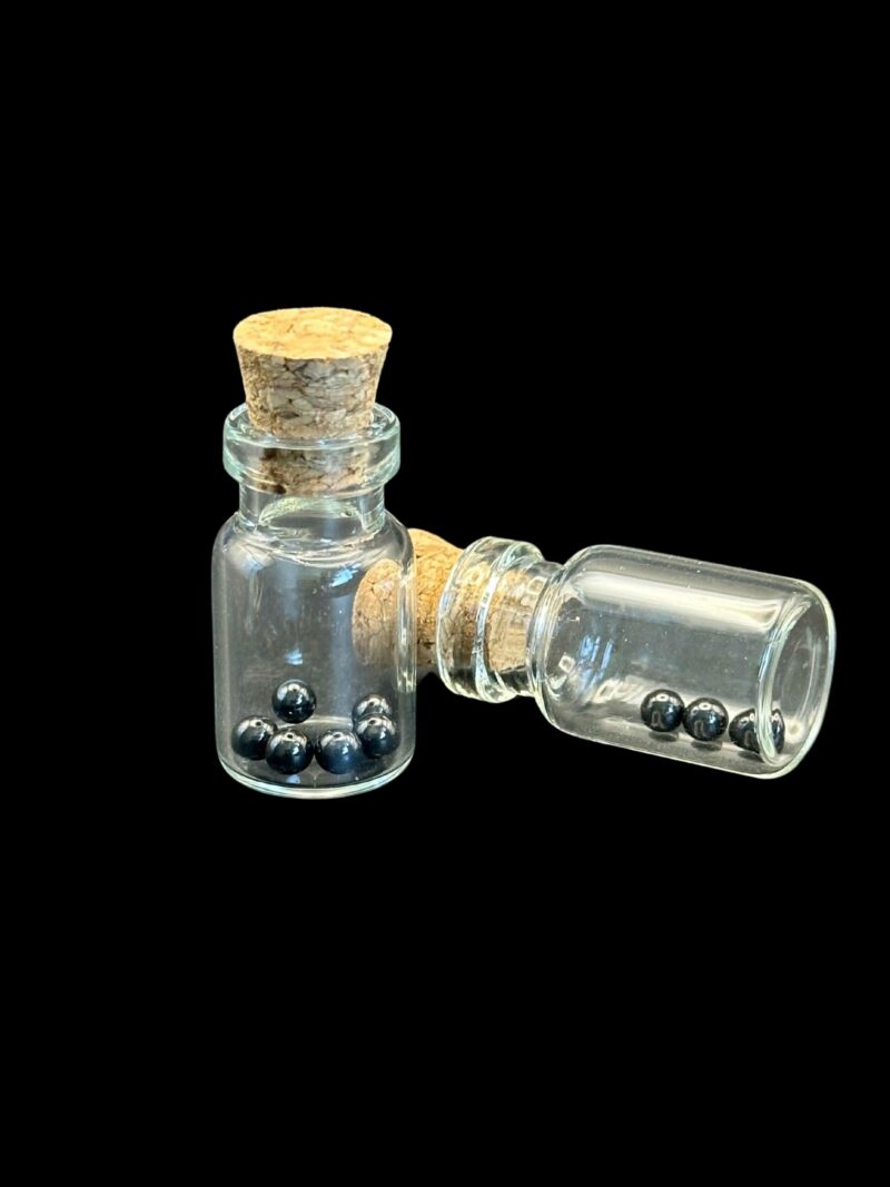 Silicon Carbide Terp Pearls With Jar 3mm 4mm Cute Collectible Glass Jewelry