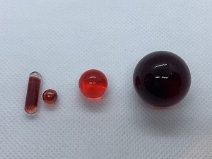 RED Set Marbles & Cap
